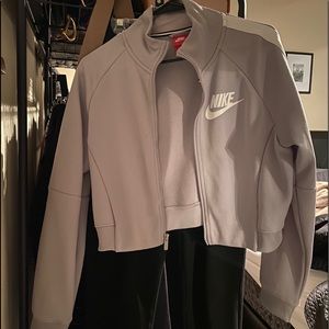 Nike crop track jacket